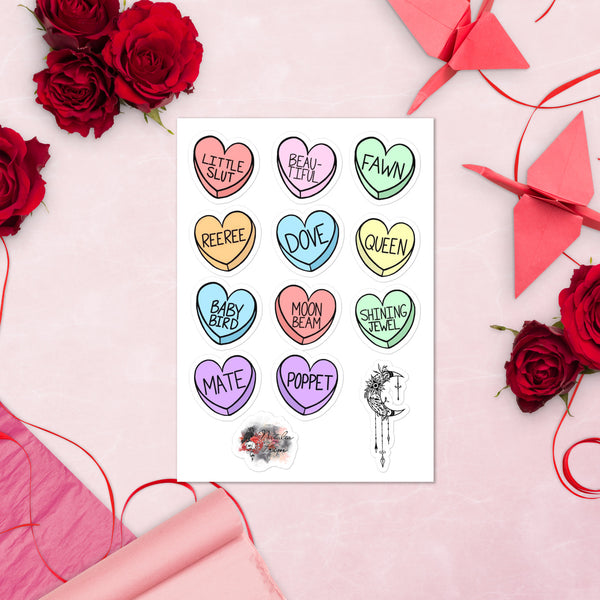 Pet Name Sticker sheet