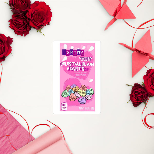 Celestial Claim Fake Candy Hearts Box
