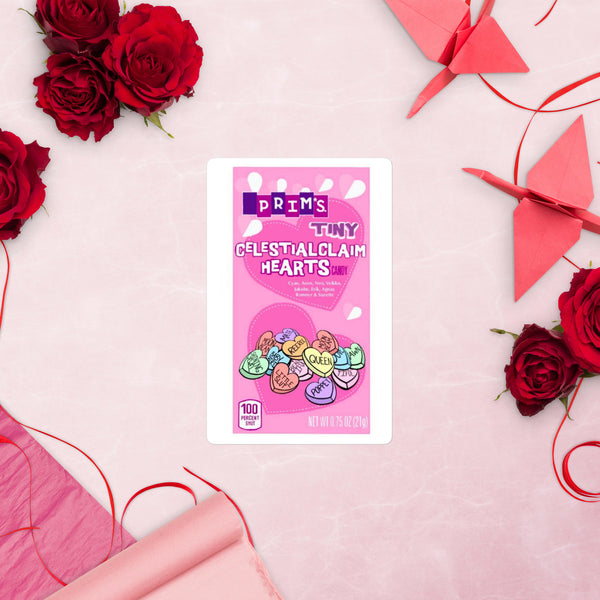 Celestial Claim Fake Candy Hearts Box